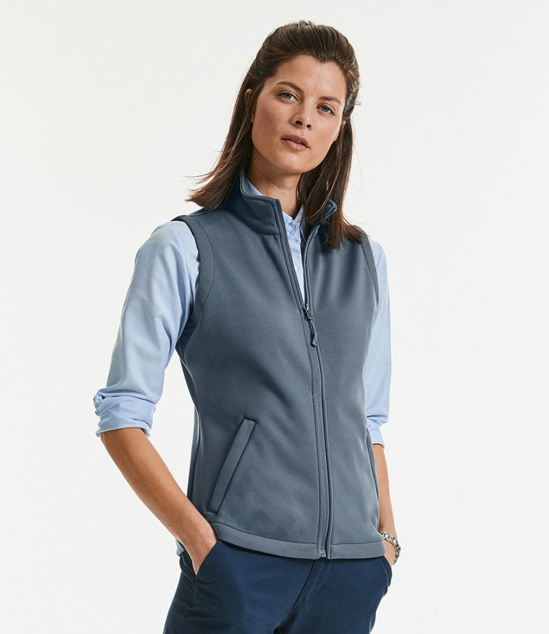 Russell Ladies Smart Soft Shell Gilet - PPE Supplies Direct