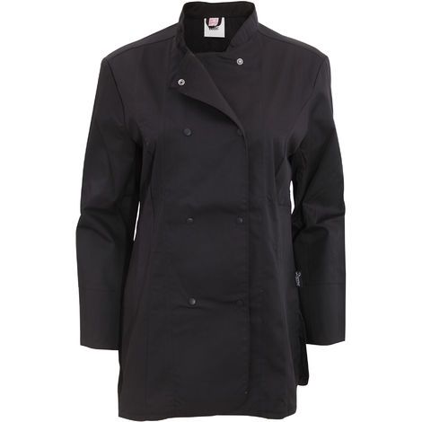 Dennys Ladies Long Sleeve Premium Chef's Jacket - PPE Supplies Direct