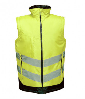 Regatta High Visibility Pro Contrast Bodywarmer - PPE Supplies Direct