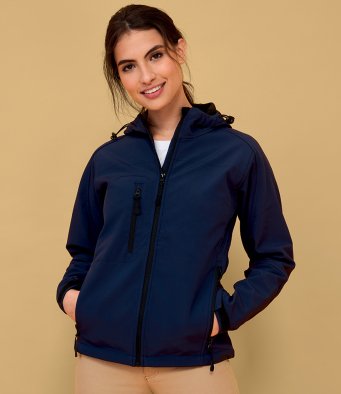 SOL'S Ladies Replay Hooded Soft Shell Jacket - PPE Supplies Direct