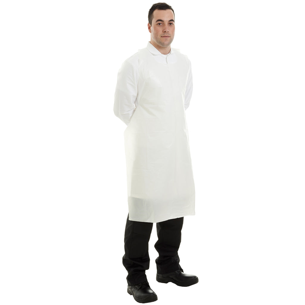 PE Aprons - 30 Micron (Case of 1000) - PPE Supplies Direct