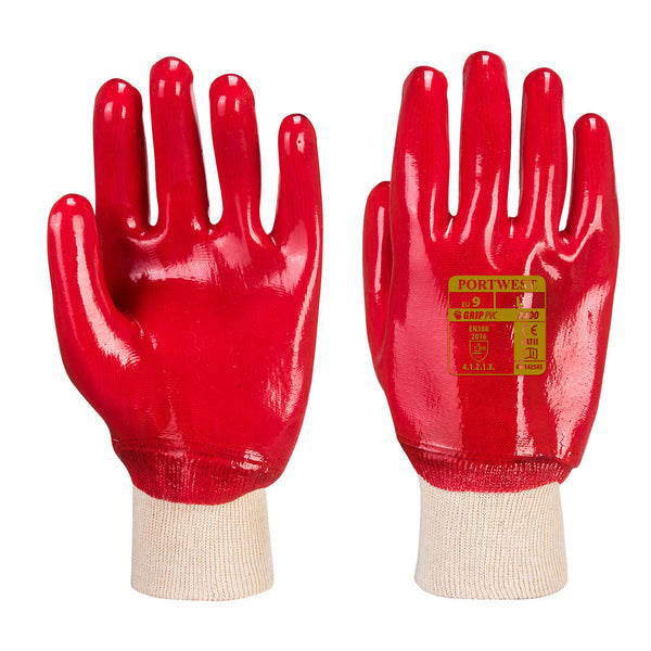 A400 PVC Knitwrist Glove - PPE Supplies Direct