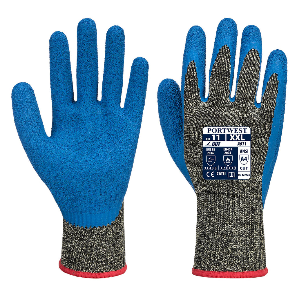 Aramid HR Cut Latex Glove - PPE Supplies Direct