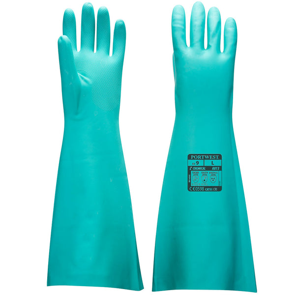 Extended Length Nitrile Gauntlet - PPE Supplies Direct
