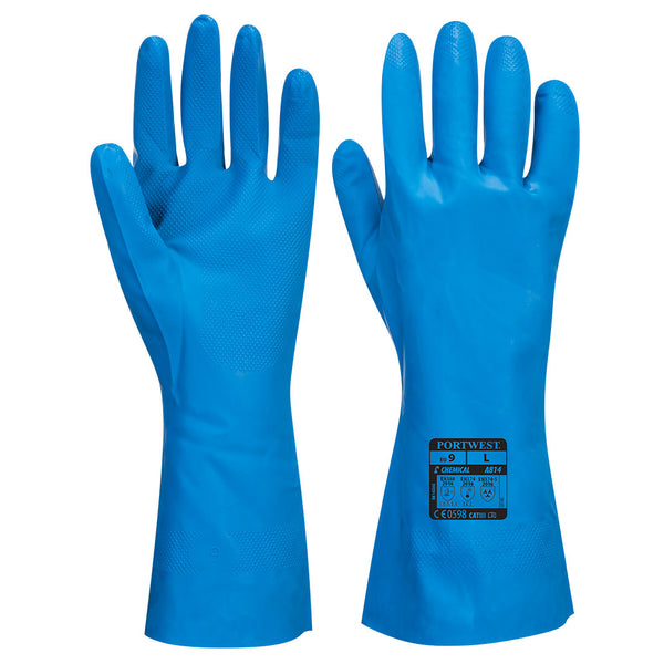 Food Approved Nitrile Gauntlet - PPE Supplies Direct