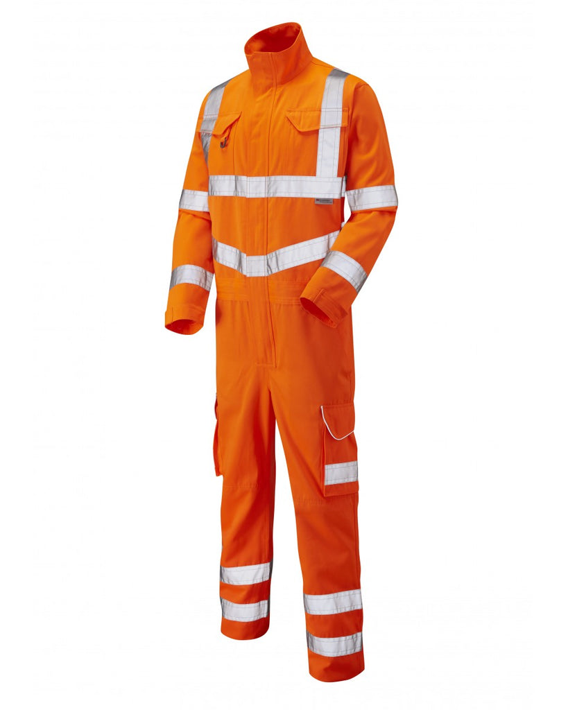 MOLLAND ISO 20471 Cl 3 Poly Cotton Coverall - PPE Supplies Direct