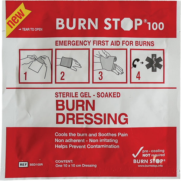Burn Stop Burn Dressing, 10x10cm - PPE Supplies Direct