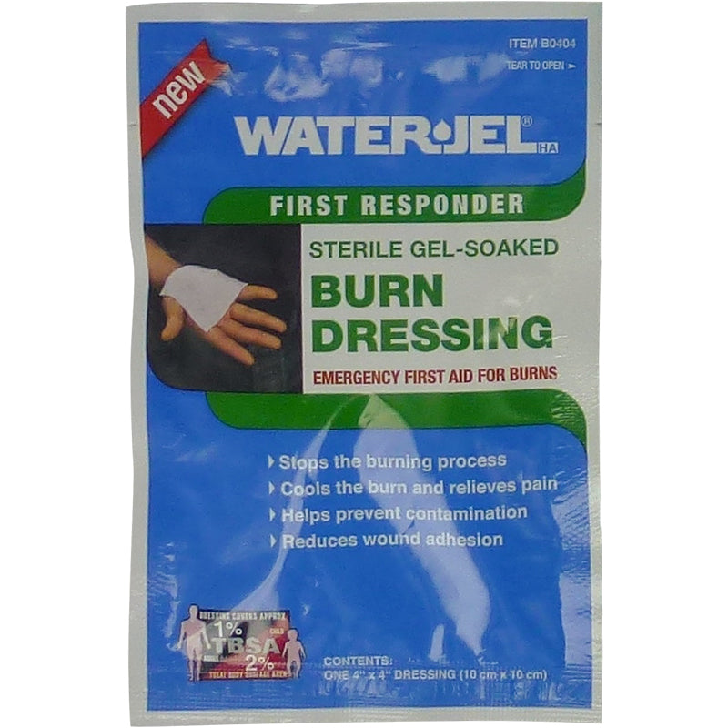 Waterjel First Responder Burn Dressing, 10x10cm - PPE Supplies Direct