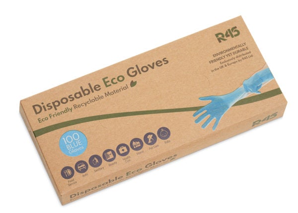 EnviroGlove Powder Free Blue Disposable Eco-Gloves (Box of 100) - PPE Supplies Direct