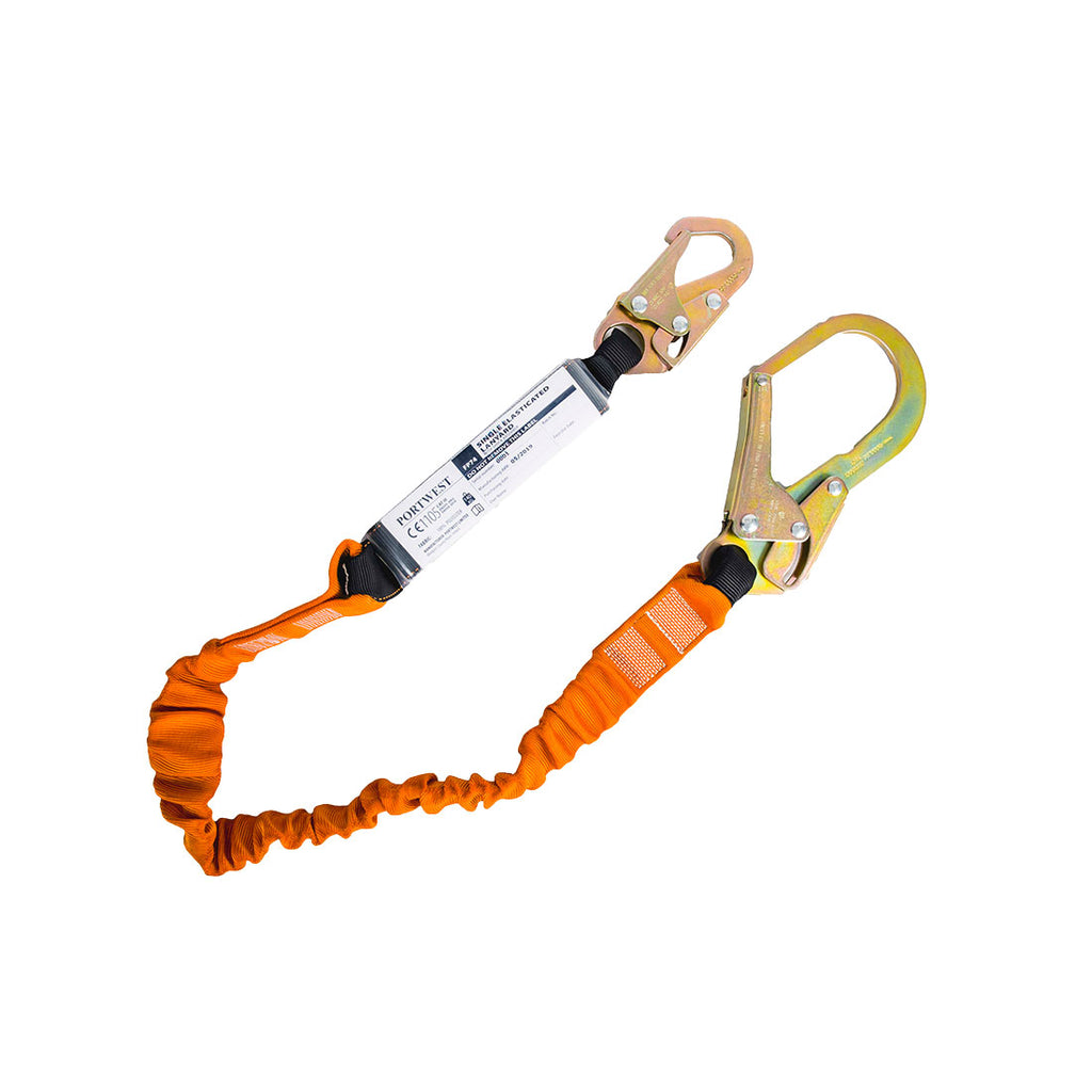 Single 140kg Lanyard with Shock Absorber - PPE Supplies Direct