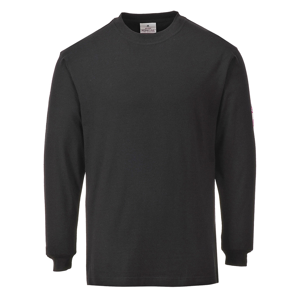 Flame Resistant Anti-Static Long Sleeve T-Shirt - PPE Supplies Direct