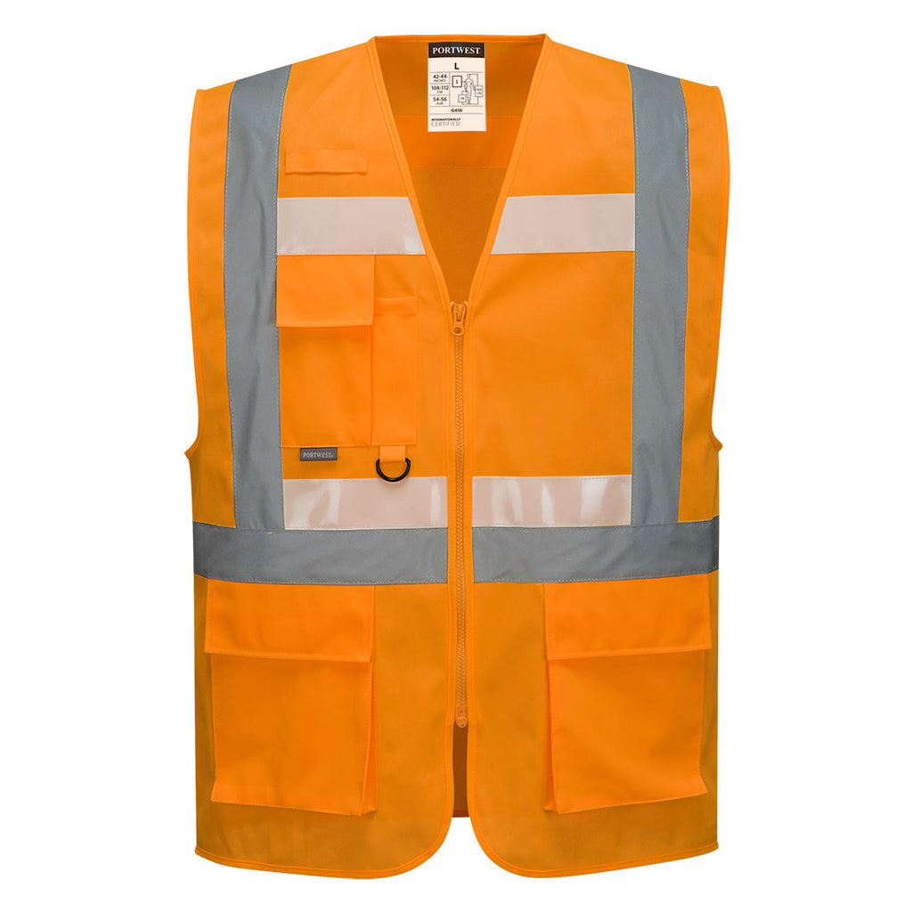 Glowtex Ezee Zip Executive Vest - PPE Supplies Direct