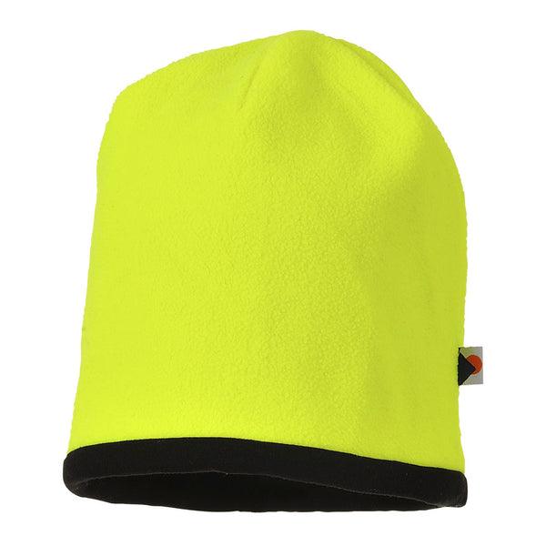 Reversible Hi-Vis Beanie Hat - PPE Supplies Direct