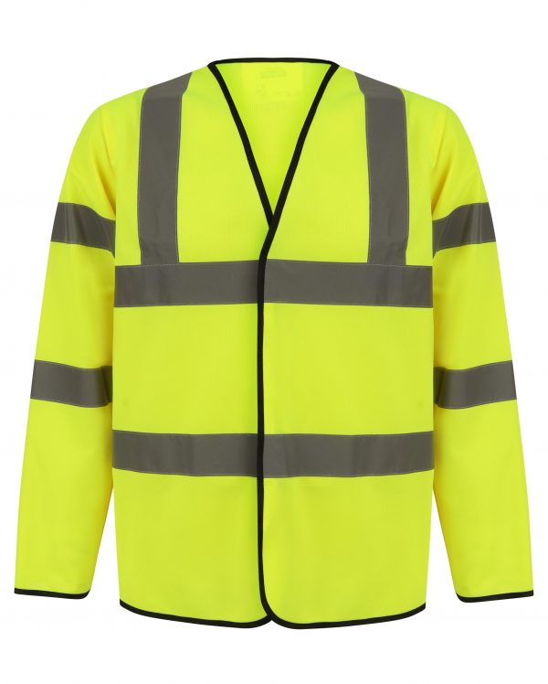 Kapton Long Sleeve Hi Vis Vest - PPE Supplies Direct