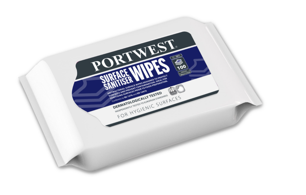 Surface Wipes Wrap (100 Wipes) - PPE Supplies Direct
