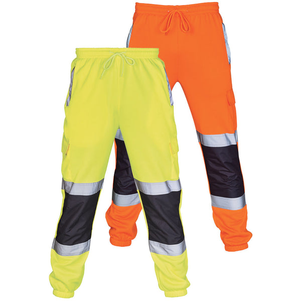 Hi Vis 2 Tone Jogging Bottoms - PPE Supplies Direct