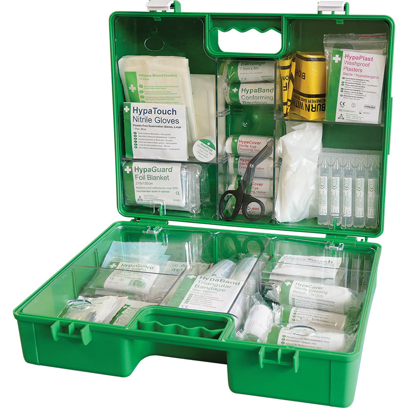 Industrial High-Risk First Aid Kit BS 8599 Compliant, Medium - PPE Supplies Direct