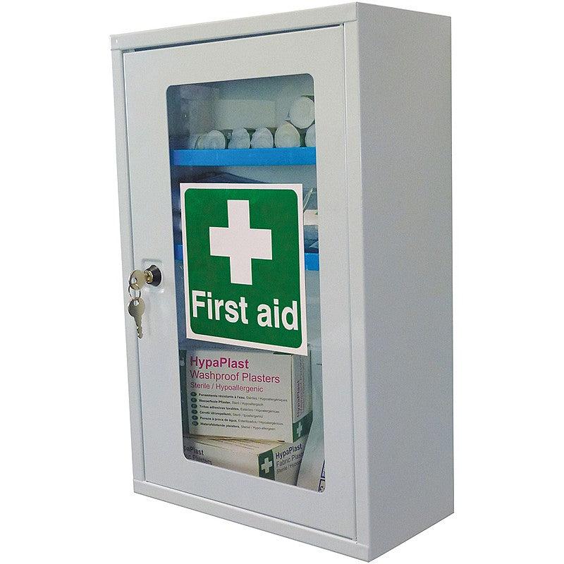 Clear Door with Key Lock, Single Depth Cabinet - PPE Supplies Direct