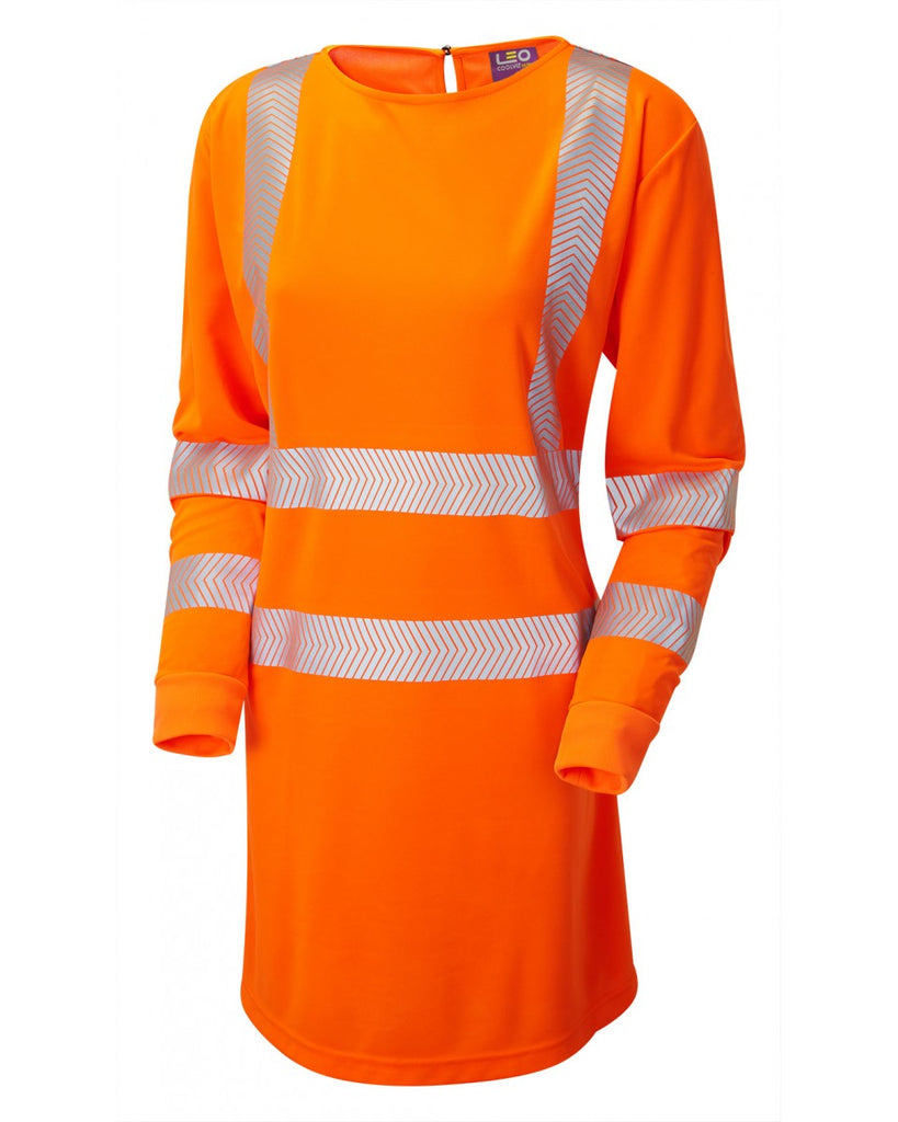 LILLY ISO 20471 Women's Class 3 Coolviz Ultra Modesty Tunic - PPE Supplies Direct