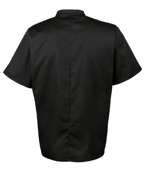 Premier Short Sleeve Chef's Jacket - PPE Supplies Direct