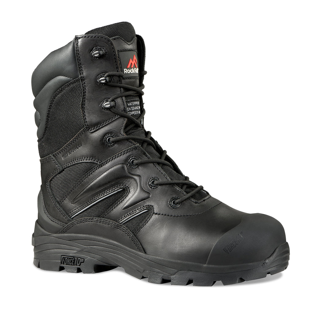 Rock Fall RF4500 Titanium Waterproof Safety Boot with Side Zip - PPE Supplies Direct
