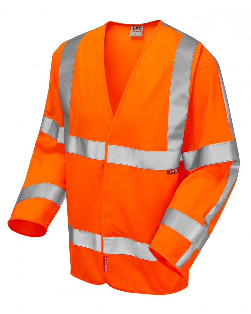 PARKHAM ISO 20471 Cl 3 LFS Sleeved Waistcoat (EN 14116) - PPE Supplies Direct