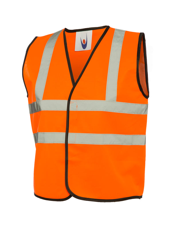 Childrens Hi-Viz Waist Coat - PPE Supplies Direct