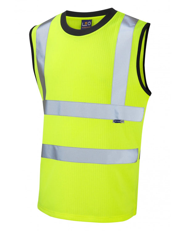 ASHFORD ISO 20471 Cl 2 Comfort Sleeveless T-Shirt - PPE Supplies Direct