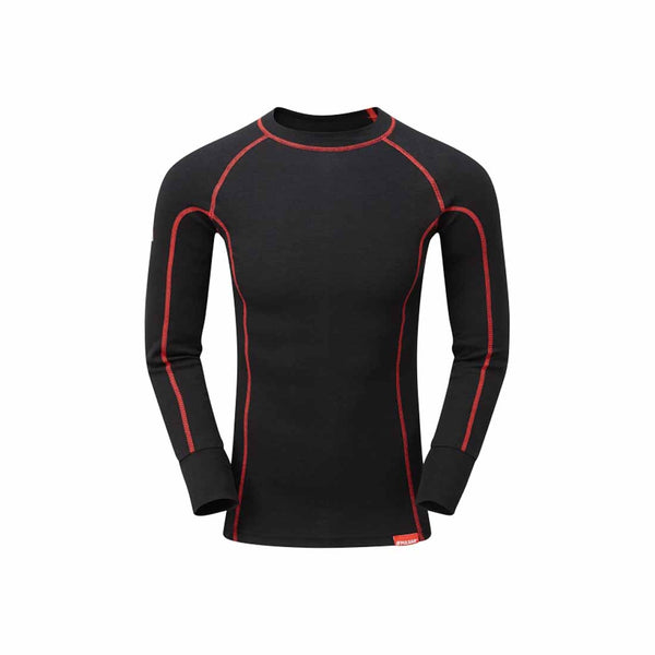 Black ARC FR-AST long sleeve top with red stitching.