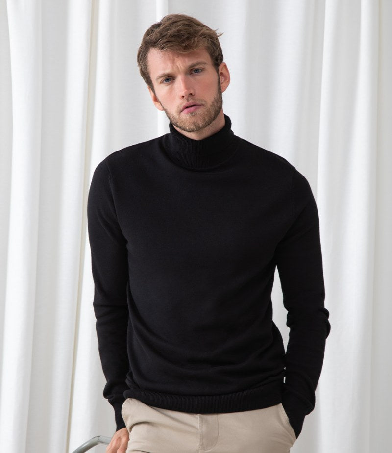 Henbury Roll Neck Sweater - PPE Supplies Direct