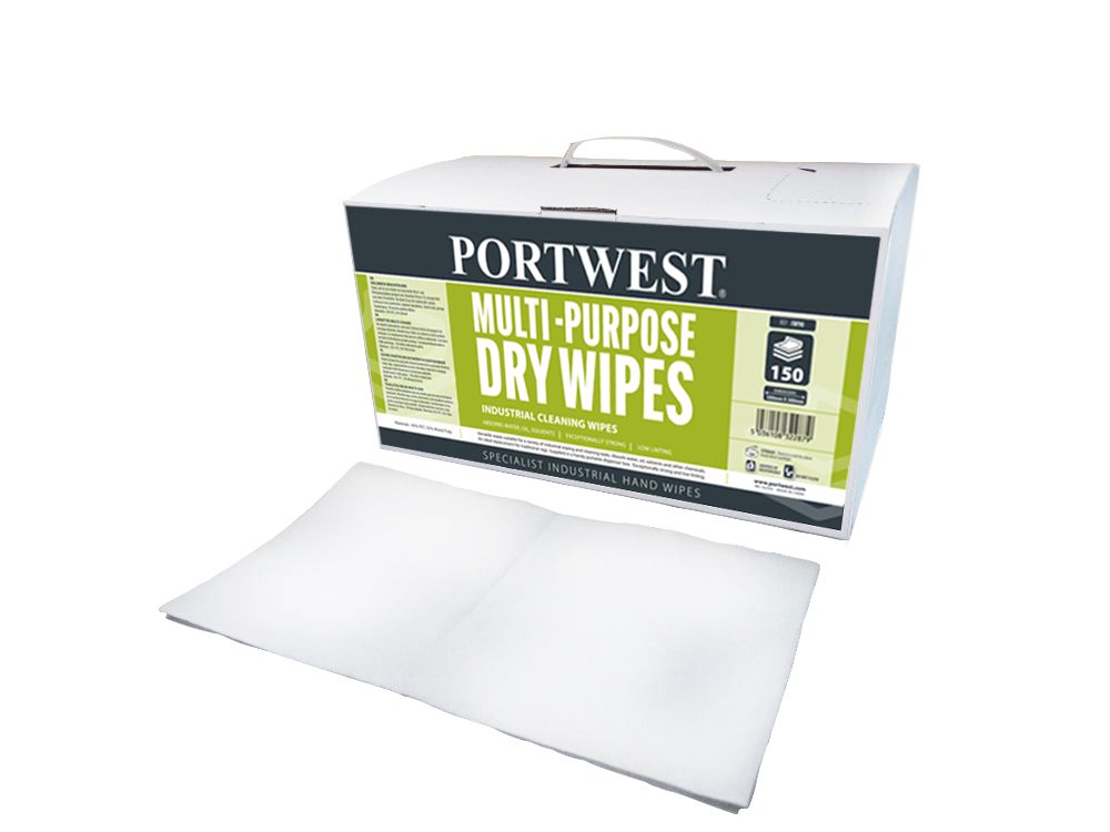 Multi-Purpose Dry Wipes (150 Wipes) - PPE Supplies Direct