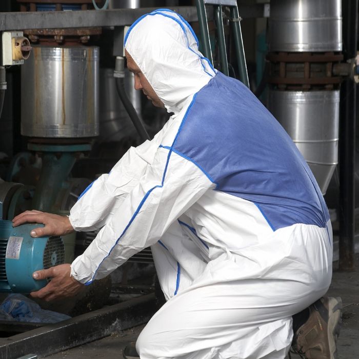 Micromax NS Coolsuit coverall with hood - PPE Supplies Direct